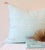 Transitional Block Print Lumbar Pillow 16” X 20” For Sale - Image 3 of 4
