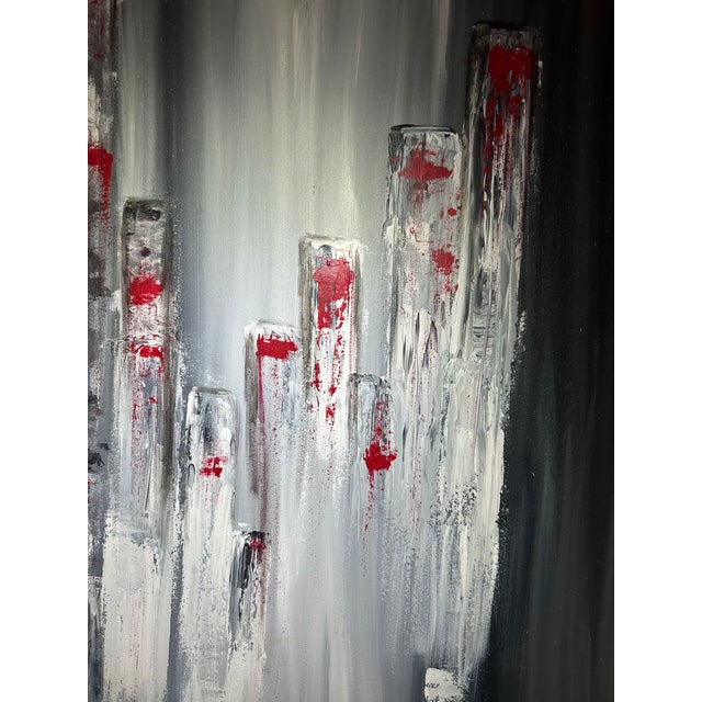 2026 Cityscape Acrylic on Canvas by RacquelJ For Sale - Image 6 of 10