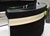 Hollywood Regency Bar in Black Suede, Brass and Chrome, 1970s For Sale - Image 10 of 18