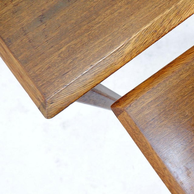 Mid-Century Modern Teak Nesting Tables, 1960s, Set of 3 For Sale - Image 6 of 16