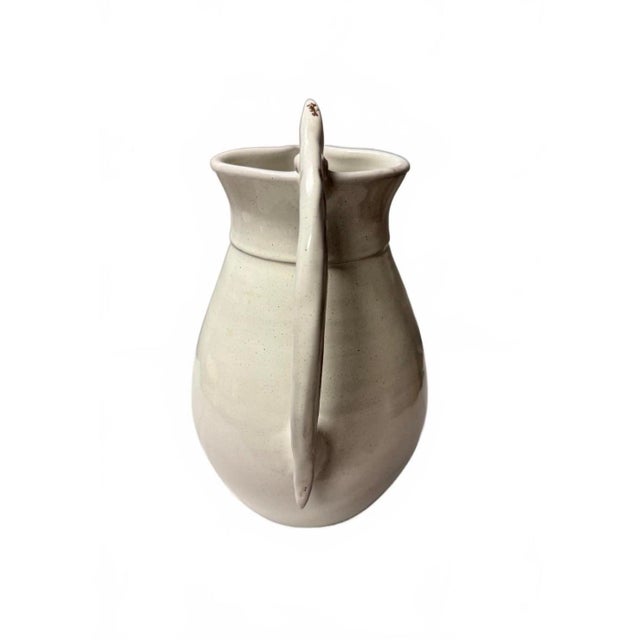 Large 13" Hand-Made Italian Ceramic Pitcher With Figural Fish Handle For Sale In Jacksonville, FL - Image 6 of 8