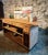 Wood Vintage French Oak and Pine Counter, 1930s For Sale - Image 7 of 18