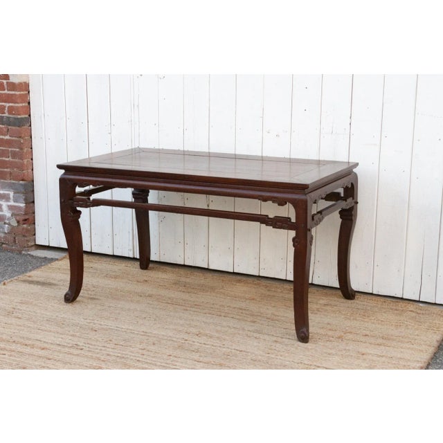 Wood Mid-Century Vietnamese Carved Center Table For Sale - Image 7 of 11