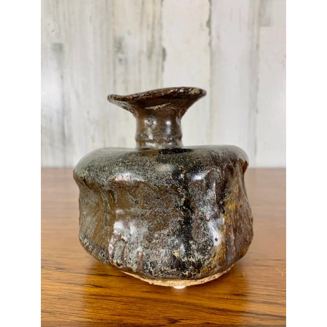 Mid-Century Modern Modern Glazed Weed Pot For Sale - Image 3 of 10