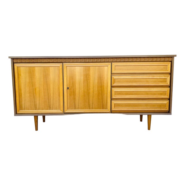 Scandinavian Walnut Sideboard, 1960s For Sale