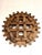 Large Japanese Wooden Cogwheel, 1920s For Sale - Image 3 of 17
