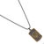 Metal Powerful Lion Medallion Sterling Silver & Gold Chain Necklace For Sale - Image 7 of 8