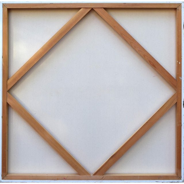 Large Contemporary Pink Abstract Expressionist Oil on Canvas Painting