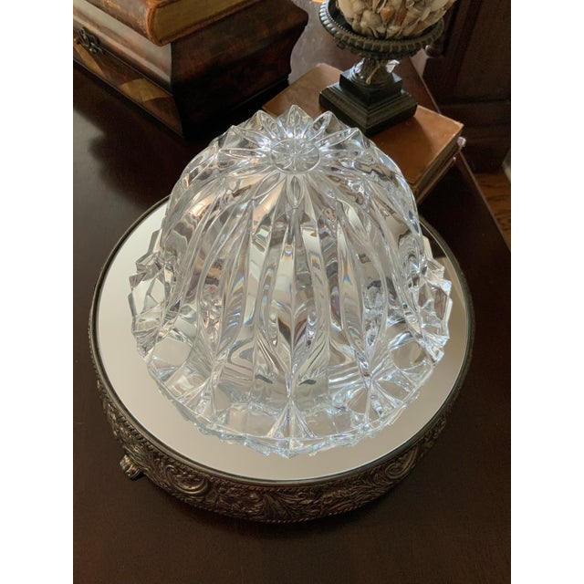 Vintage French J. G. Durand Crystal Centerpiece Bowl. A Great Serving or Accent Piece for Traditional, Hollywood Regency or Palm Beach Regency Decor For Sale In New Orleans - Image 6 of 8