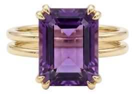 Example of Minimalist Solitaire Rings