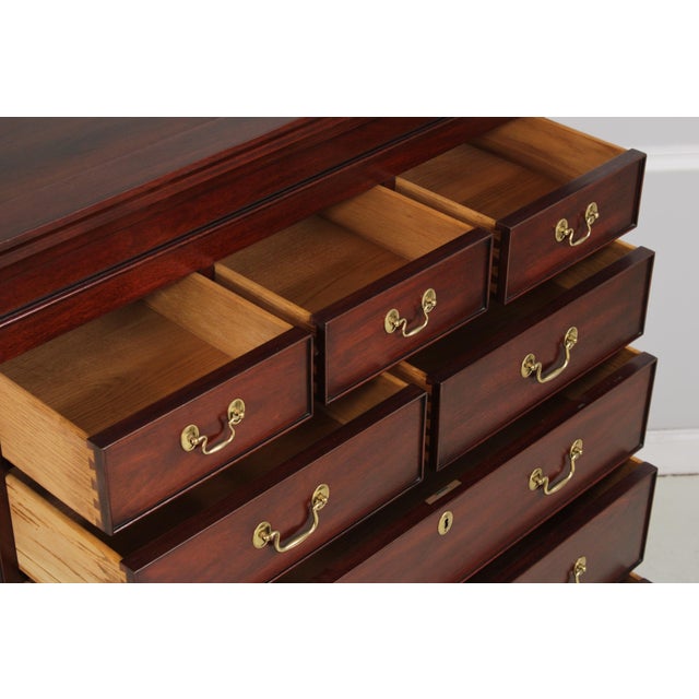 Chippendale Henkel Harris Mahogany no.175 New Market Chest For Sale - Image 3 of 18
