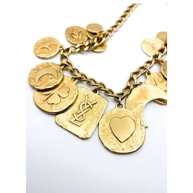1980s Vintage Necklace by Yves Saint Laurent, 1980s For Sale - Image 5 of 7