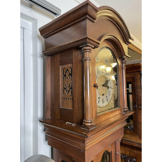Antique Waterbury Grandfather Clock “801 Hall Chime Clock” Model