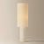 Textile Mitzi Sam 15 in. 1 Light Floor Lamp in Aged Brass Finish For Sale - Image 7 of 14