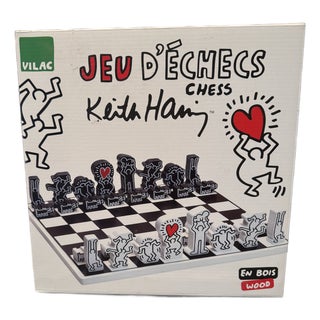 Limited Edition Keith Haring Chess Set For Sale