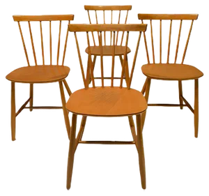 J46 Dining Chairs by Poul Volther for FDB, Denmark, 1960s, Set of 4
