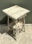 Vintage Primitive Wood Side Table For Sale - Image 4 of 12