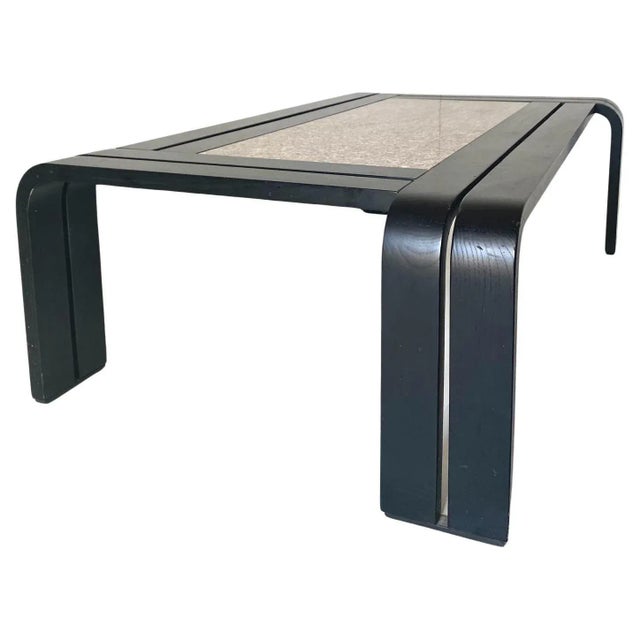 Living Room Table with Granite Top, 1980s For Sale - Image 4 of 11