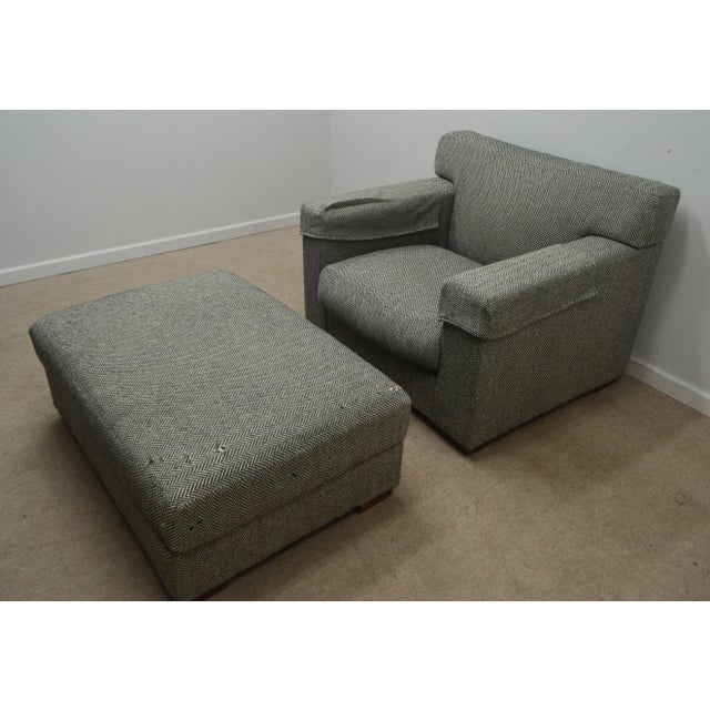 Ralph Lauren 20th Century Ralph Lauren Modern Chair W/ Ottoman For Sale - Image 4 of 12