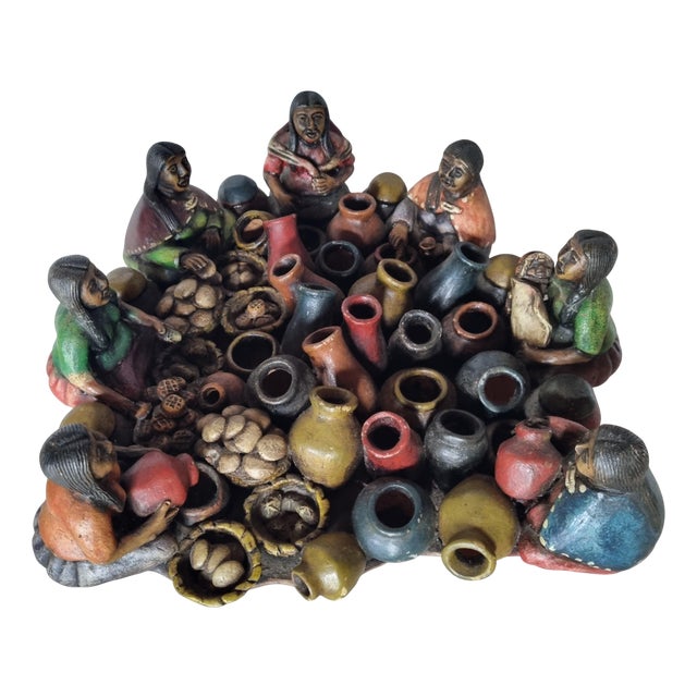 Peruvian Ceramic Sculpture Qosqo, 1970s For Sale