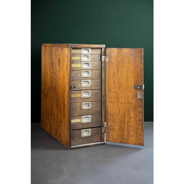 1920s Wooden Drawer Cabinet, 1920s For Sale - Image 5 of 11