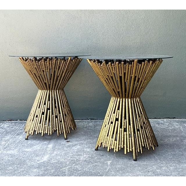 Vintage Ambella Home “Pick Up Stick” Side Tables - A Pair For Sale - Image 4 of 12