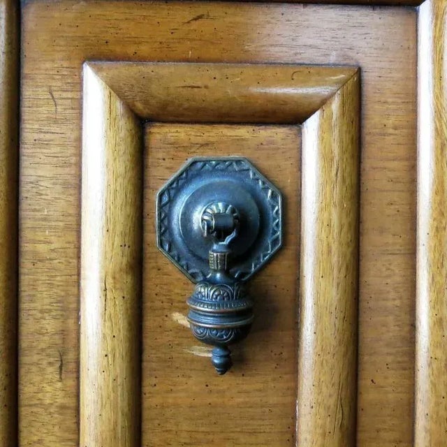 Renzo Rutili Storage Cabinet with Bench for Johnson Furniture For Sale In Los Angeles - Image 6 of 7