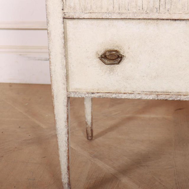 Dutch Painted Bedside Cabinet For Sale - Image 5 of 8