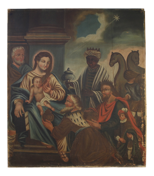 Unknown, Adoration of the Magi, 1880, Oil on Canvas