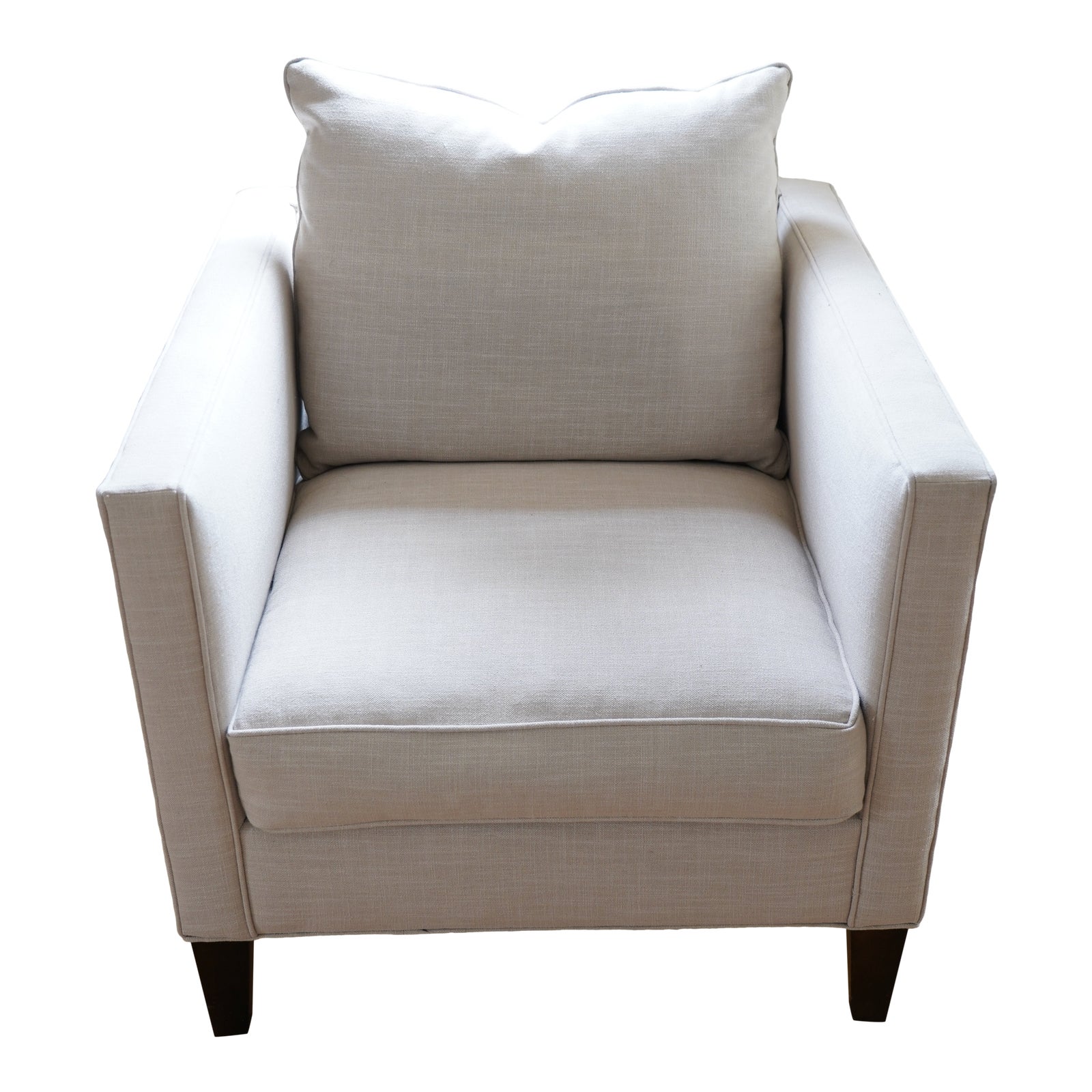 West Elm Arm Chair in Grey Chairish
