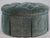 Celadon Jonas Ny Upholstery Tufted Ottoman With Pleated Skirt For Sale - Image 8 of 11