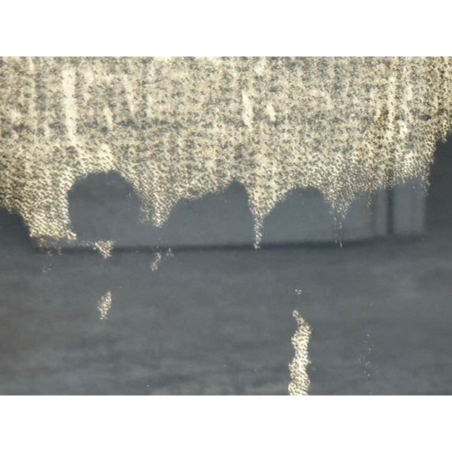 Black Elvia Perrin for Crate & Barrel Framed "Drawn Straws" For Sale - Image 8 of 12