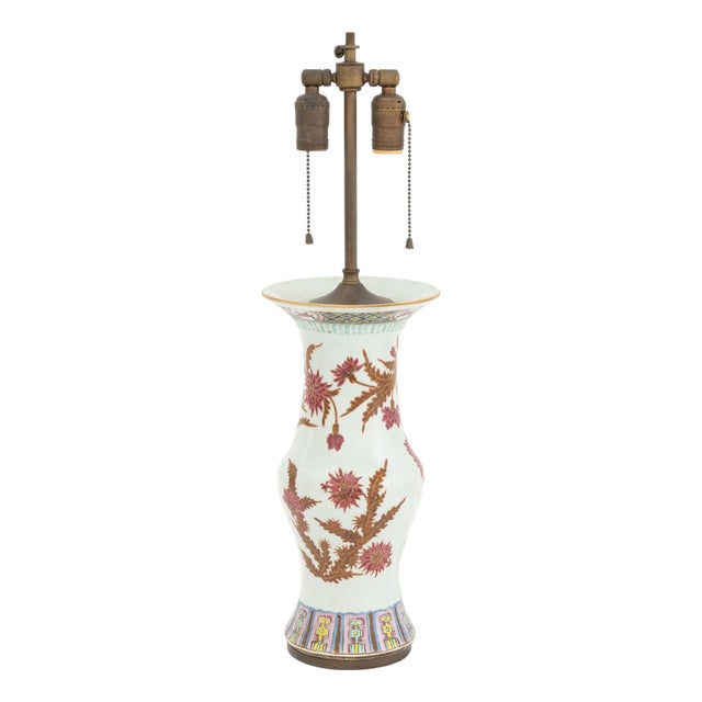 Chinese Porcelain Vase Mounted as a Table Lamp For Sale