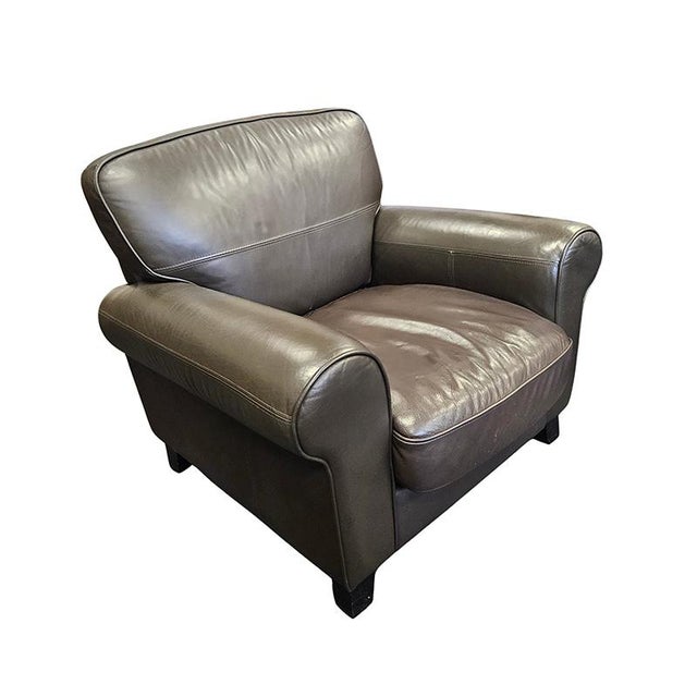1990s Leather Living Room Set, 1990s, Set of 2 For Sale - Image 5 of 10
