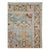 This mid-20th-century Persian Malayer rug presents a balanced floral composition across a muted blue field. Stylized...