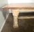 Wood Rustic Painted Dining Table W/ Herringbone Pattern Top For Sale - Image 7 of 16