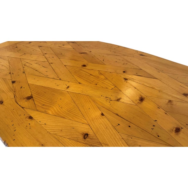 Vintage French Country Pine Desk by United House Wrecking For Sale - Image 13 of 18