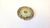Copper Vintage Chinese Hetian Jade Disc Bi in Silver Enamel Frame With Rubies and Pearl For Sale - Image 8 of 9