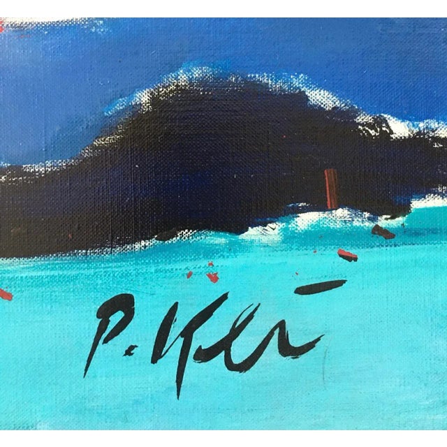 1960s Large Abstract Painting, Peter Keil, 1960s For Sale - Image 5 of 12