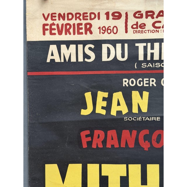 Mithridates Les Amis Du Theatre De France Poster, 1960 For Sale - Image 3 of 10