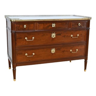 Louis XVI Mahogany Commode For Sale