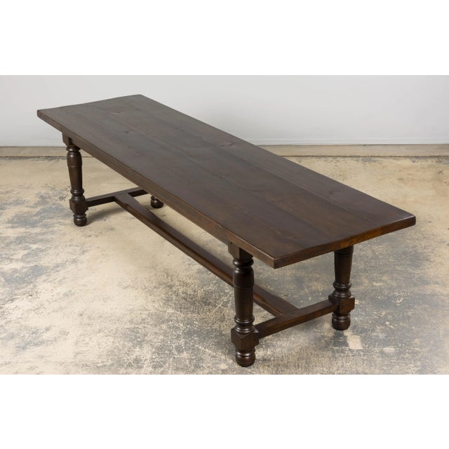 Antique French Louis XIII Style Oak Refectory Dining Table For Sale - Image 16 of 17