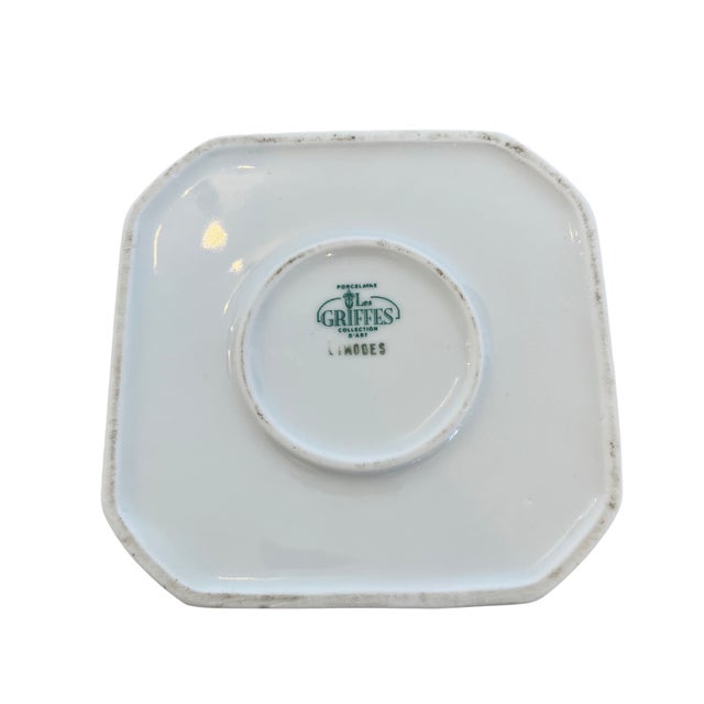 Vintage Large French Limoges Porcelain Coffee Jar, Circa 1990 For Sale - Image 4 of 6