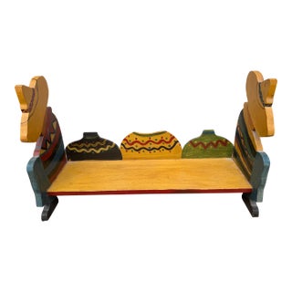 Mexican Folk Art Shelf For Sale