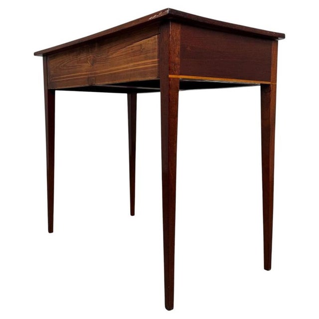 18th Century Antique Georgian English Mahogany Writing Table For Sale - Image 4 of 10