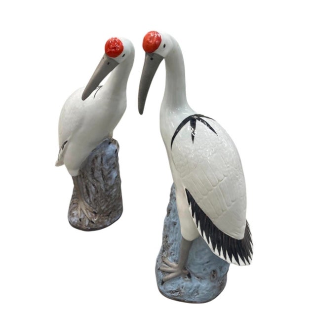Add a touch of refined coastal elegance and classic Chinoiserie chic to your interior with this stunning pair of vintage...