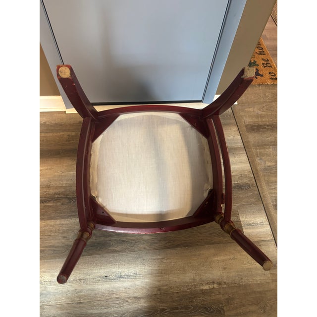 Chinoiserie Mid 20th Century Chinoiserie Tub Chair For Sale - Image 3 of 4