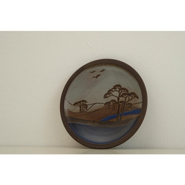 Mid-Century Danish Ceramic Wall Plate, 1960s For Sale - Image 6 of 10