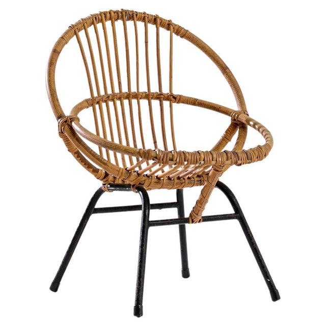 1960s French Bamboo Chair For Sale - Image 15 of 18