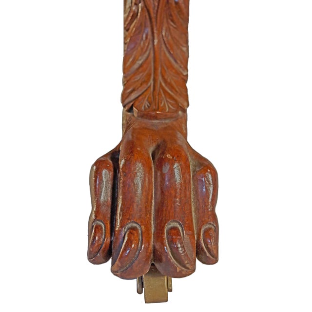 Late 19th Century Antique American Mahogany Pembroke Table For Sale - Image 6 of 7